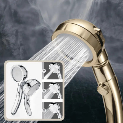 3-in-1 Handheld Shower Head with Water-Saving Spray