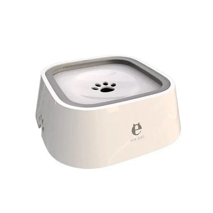 1.5L Splash-Resistant Floating Pet Water Bowl