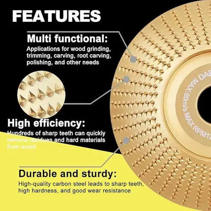 3-Piece Grinding Wheel Set for Woodworking