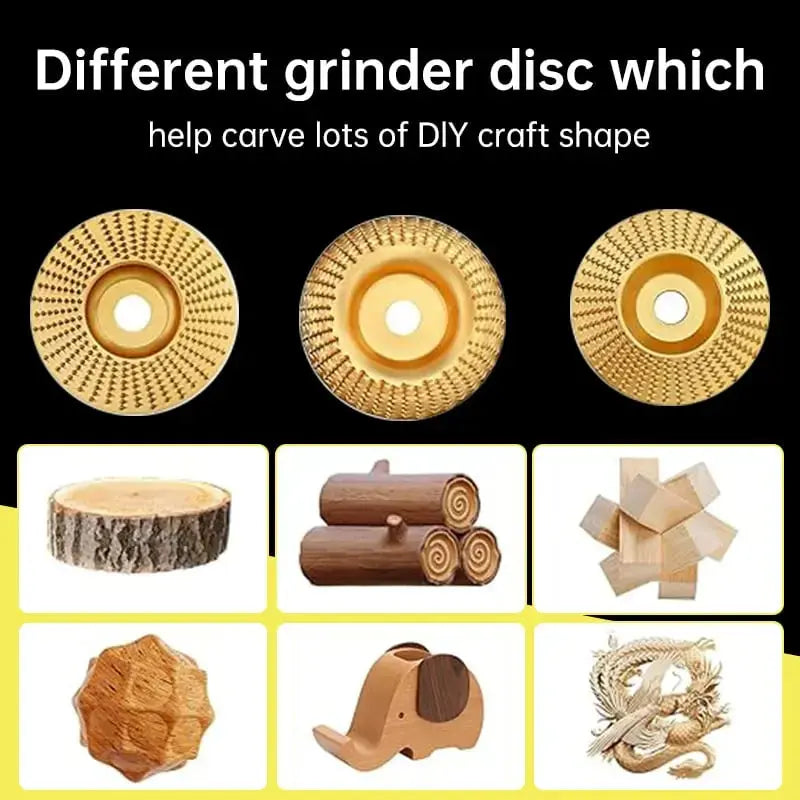 3-Piece Grinding Wheel Set for Woodworking