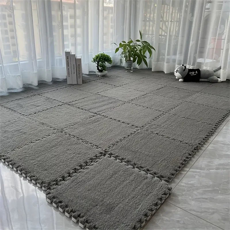 12-Piece Interlocking Foam Floor Mat Set