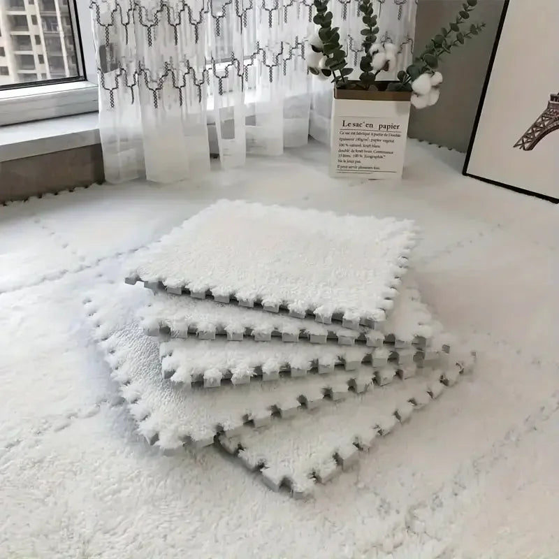 12-Piece Interlocking Foam Floor Mat Set