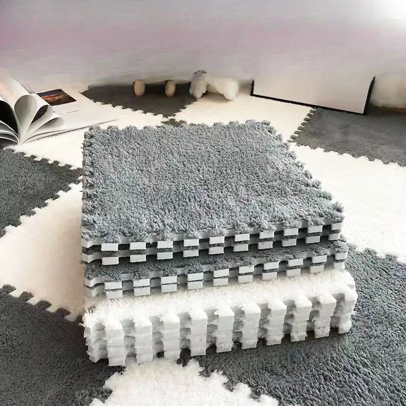 12-Piece Interlocking Foam Floor Mat Set