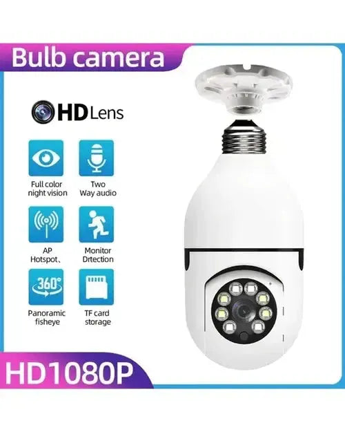 360-Degree Wireless Security Camera with Night Vision