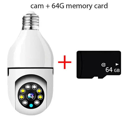 360-Degree Wireless Security Camera with Night Vision