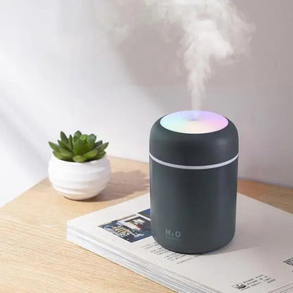 300ml Ultrasonic Humidifier with Colorful Ring Light