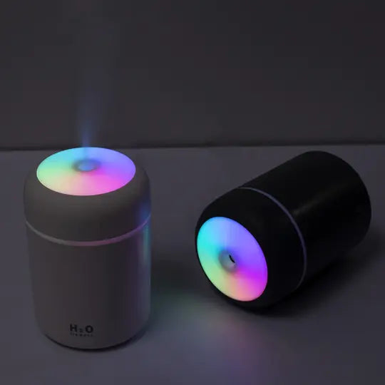 300ml Ultrasonic Humidifier with Colorful Ring Light
