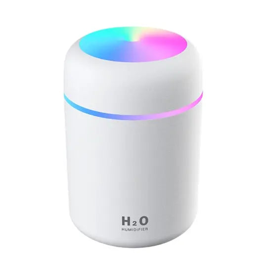 300ml Ultrasonic Humidifier with Colorful Ring Light