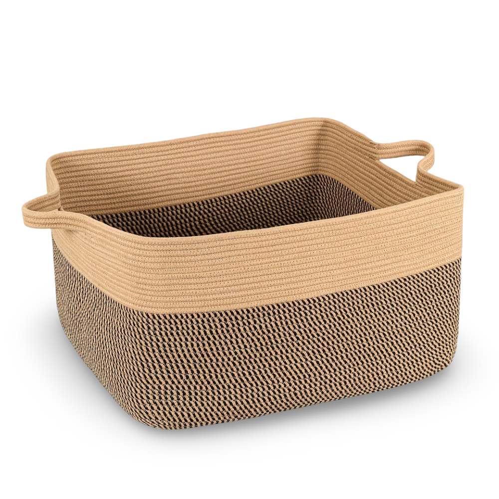 45L Woven Fabric Storage Bin Organizer