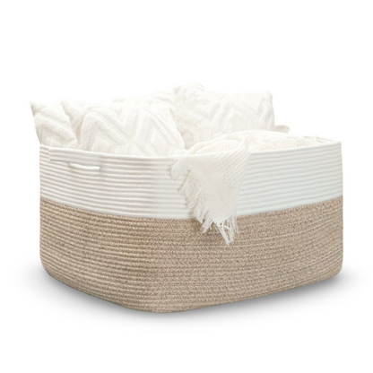 45L Woven Fabric Storage Bin Organizer