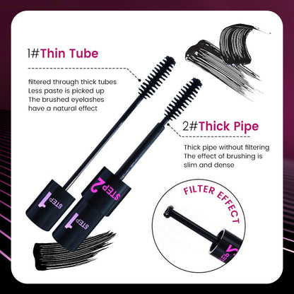 2-in-1 Volumizing Tube Mascara for Longer Lashes
