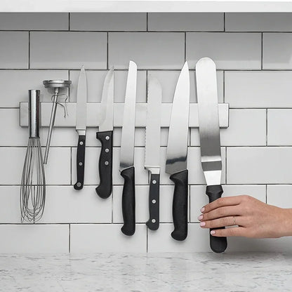 30cm Magnetic Knife Rack - Stainless Steel Wall Mount