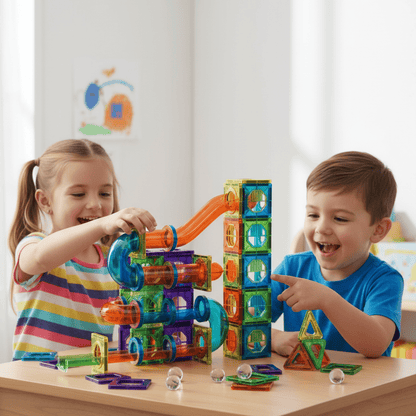 3D Magnetic Construction Set for Kids