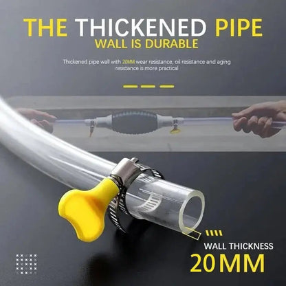 2m Hand Pump Siphon for Safe Liquid Transfer