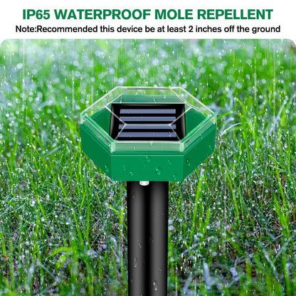 Solar Ultrasonic Mole Repeller (4-Pack)