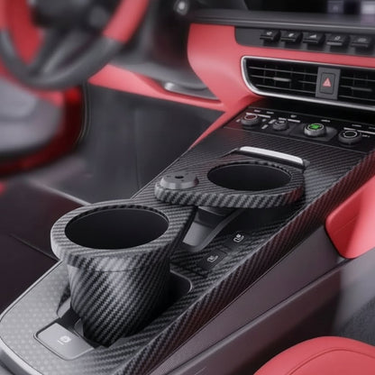 360-Degree Rotating Car Cup Holder for Two Drinks