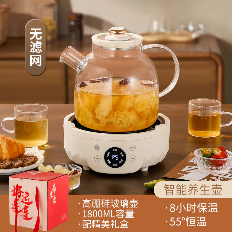 9-in-1 Glass Health Pot & Electric Tea Maker
