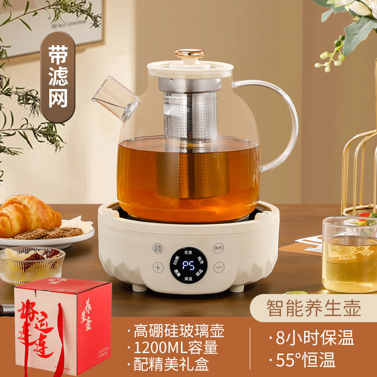 9-in-1 Glass Health Pot & Electric Tea Maker