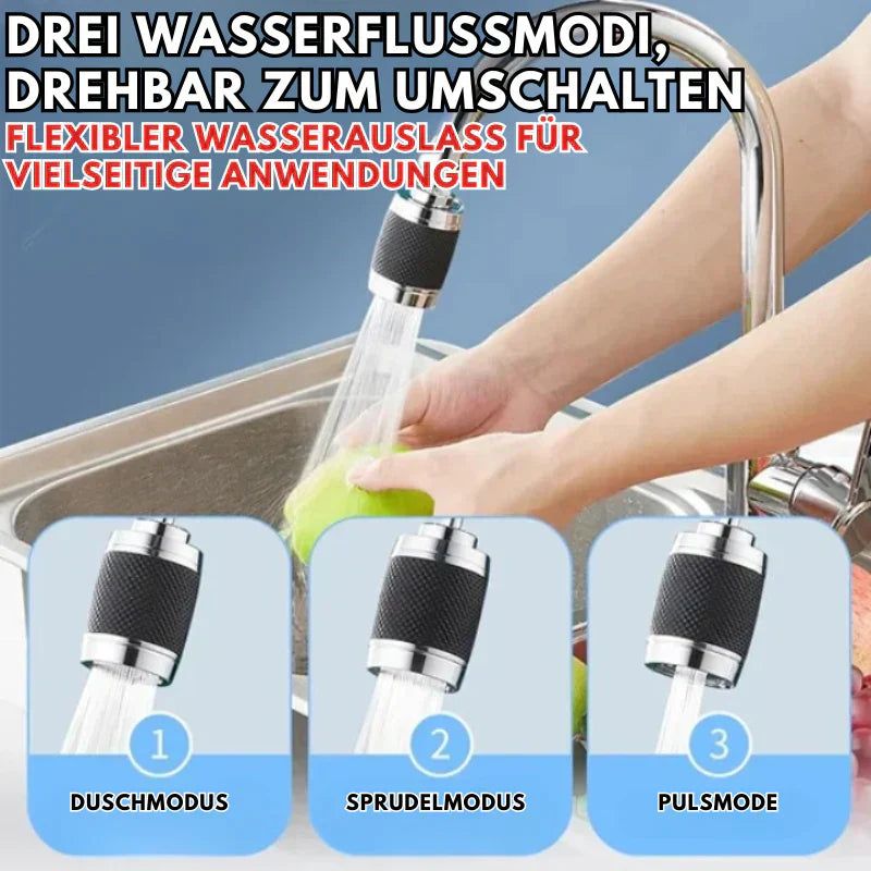 360-Degree Swivel Faucet - Splash-Proof Sink Tap