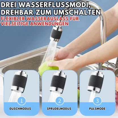 360-Degree Swivel Faucet - Splash-Proof Sink Tap