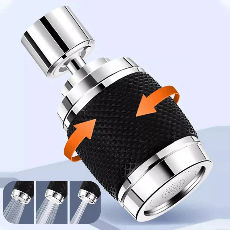 360-Degree Swivel Faucet - Splash-Proof Sink Tap