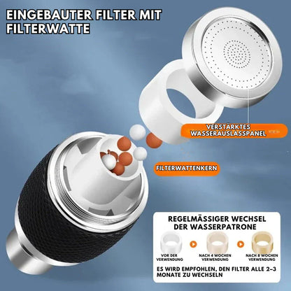 360-Degree Swivel Faucet - Splash-Proof Sink Tap