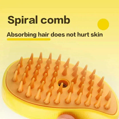 3-in-1 Cat Grooming Brush with Steam Function