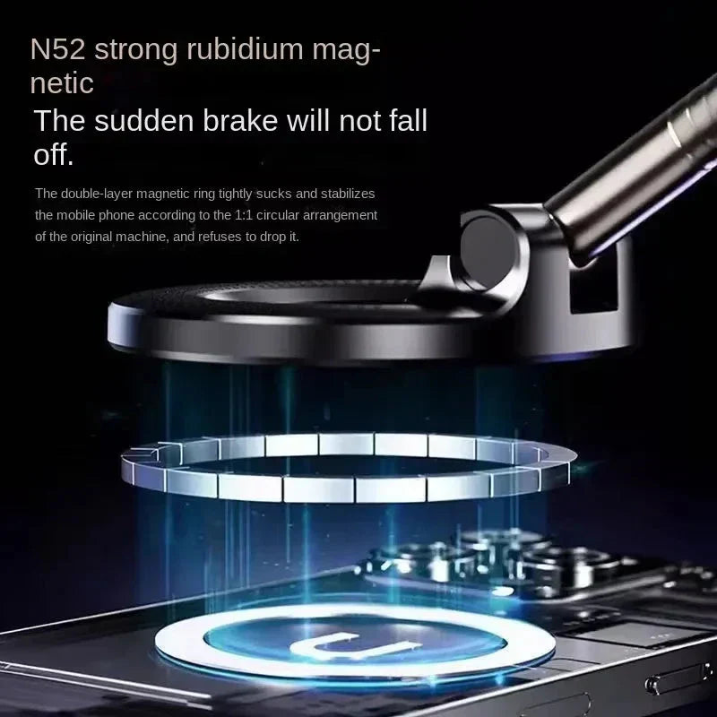 360 Rotating Magnetic Phone Mount with Suction Cup