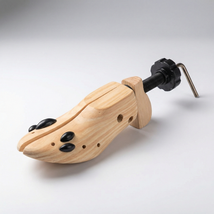 2-Way Wooden Shoe Stretcher with Ball Support