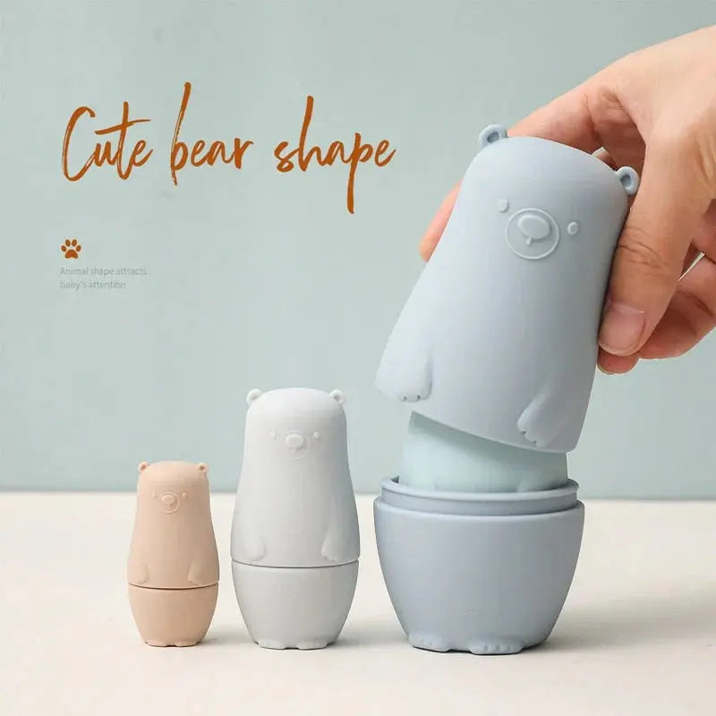 4-Piece Silicone Stacking Toys for Babies