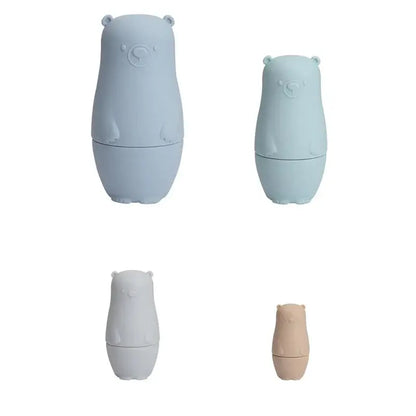 4-Piece Silicone Stacking Toys for Babies