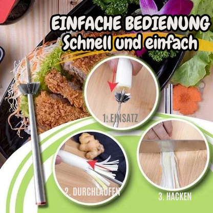 360° Stainless Steel Vegetable Spiral Cutter