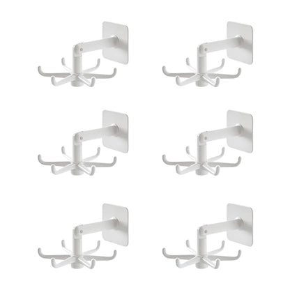 360 Rotating Hook Rack - Drill-Free Twist Organizer