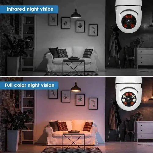 360° Pan-Tilt Security Camera with Night Vision