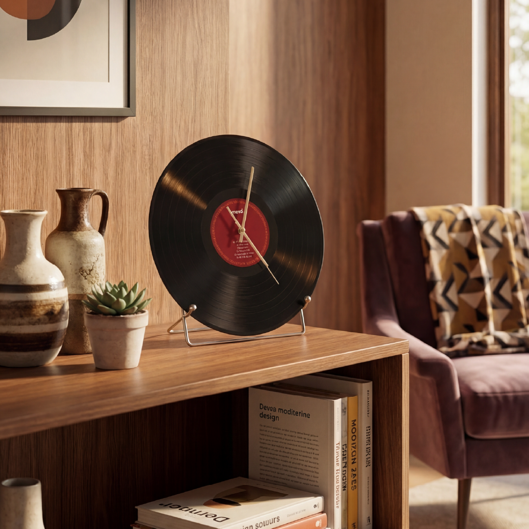 12-Inch Silent Vinyl Wall Clock