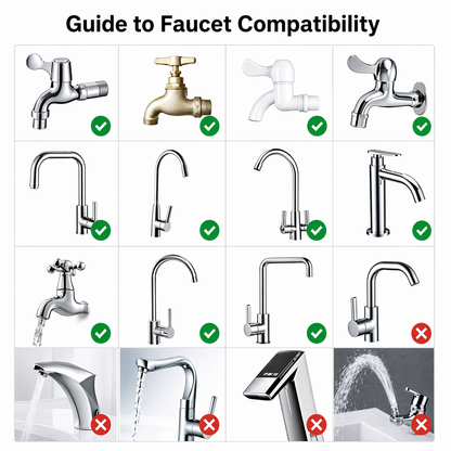 5-Layer Faucet Water Filter for Chlorine & Limescale