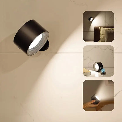 360 Swivel Rechargeable LED Wall Light with Touch