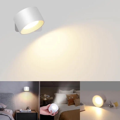 360 Swivel Rechargeable LED Wall Light with Touch