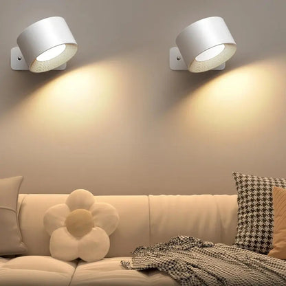 360 Swivel Rechargeable LED Wall Light with Touch