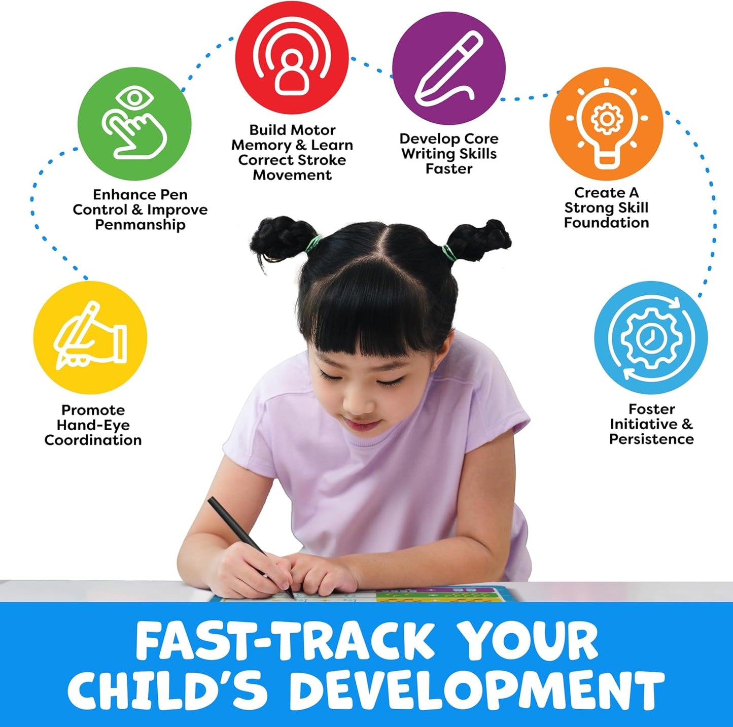 4-in-1 Kids Handwriting Practice Kit - Magic Ink