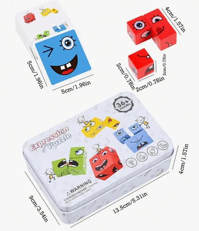 3D Facial Puzzle - Interactive Learning Toy