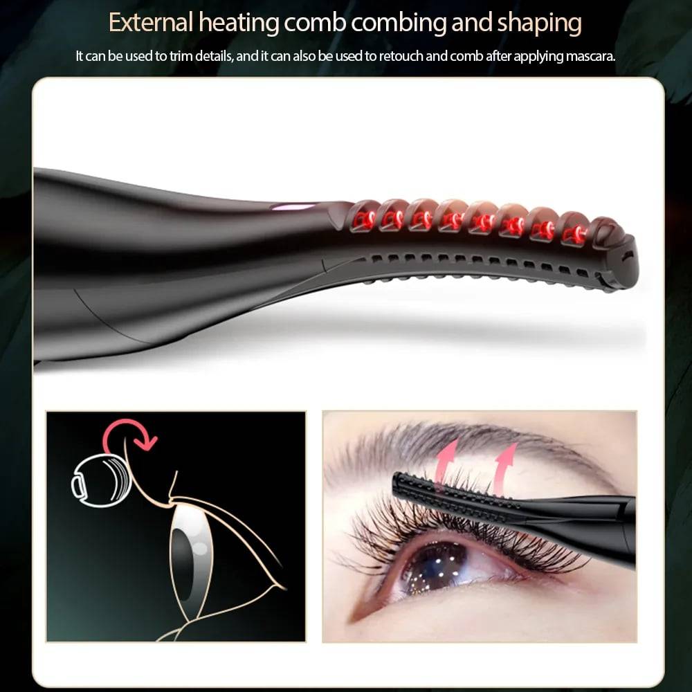 Electric Heated Eyelash Curler with 3 Settings