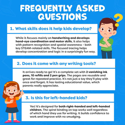 4-in-1 Kids Handwriting Practice Kit - Magic Ink