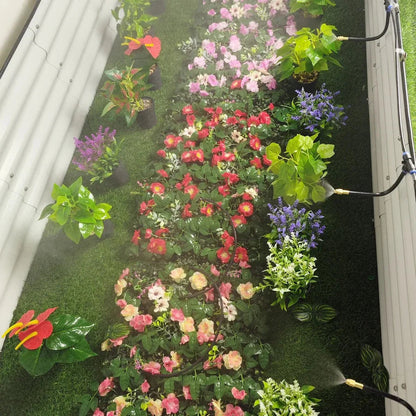 20m Garden Misting System with 20 Brass Jets