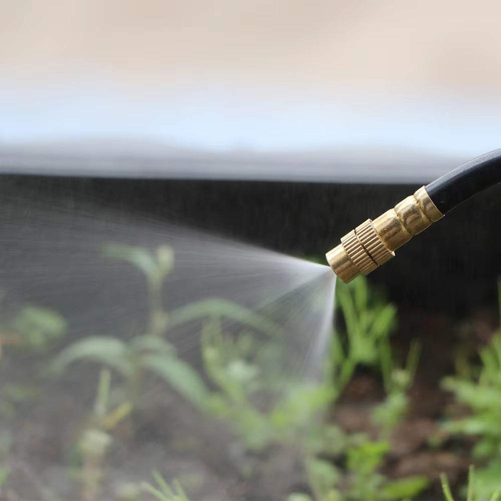 20m Garden Misting System with 20 Brass Jets