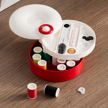 16-Color Sewing Kit with Magnetic Needle Holder