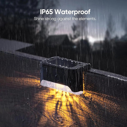 4-Piece Solar Patio Lights - Weatherproof Outdoor Set