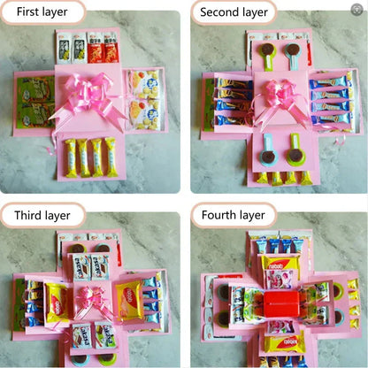 5-Layer Surprise Gift Box Kit - DIY Explosion Box