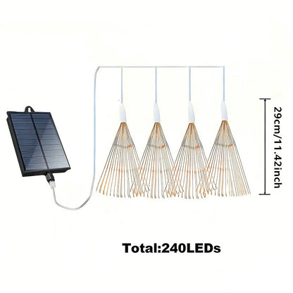 200 LED Solar String Lights - Firework Starburst