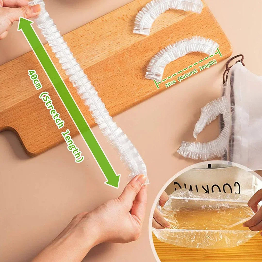 Reusable Food Storage Bags - 100 Pack Eco-Friendly